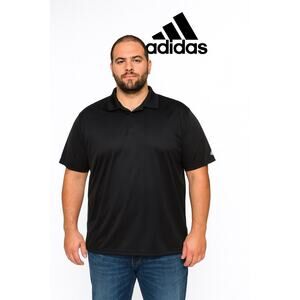 Adidas Men’s Solid Black Polo 3X